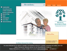 Tablet Screenshot of medical-senioren-park.de
